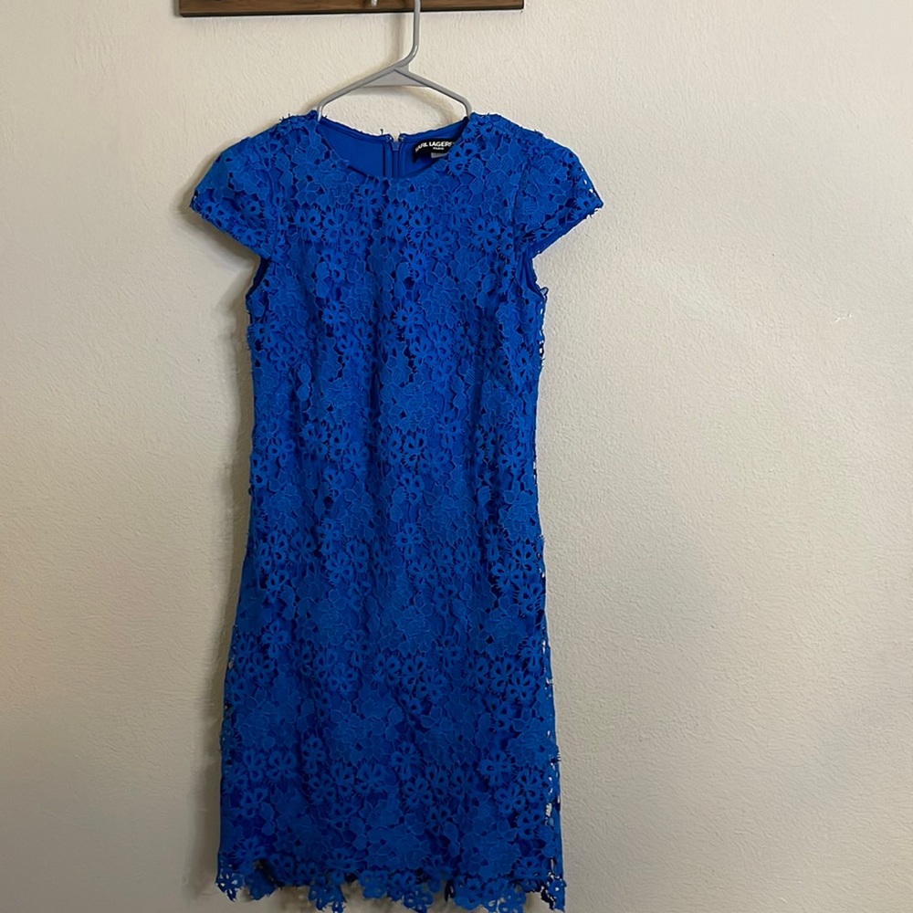 Baby Blue Karl Lagerfeld Dress.
